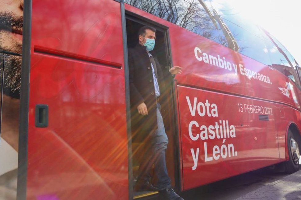 El secretario general del PSOECyL y candidato a la Presidencia de la Junta, Luis Tudanca.