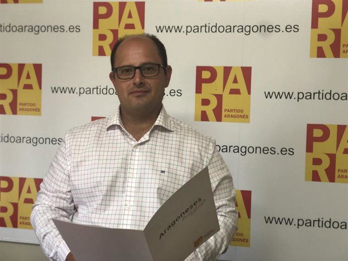El secretario general del Partido Aragonés, Alberto Izquierdo.
