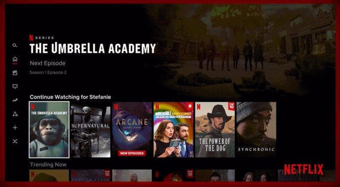 'Seguir viendo' de Netflix.