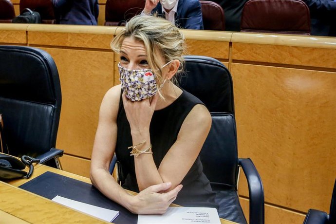 Archivo - La vicepresidenta segunda del Gobierno y ministra de Trabajo y Economía Social, Yolanda Díaz, en una imagen de archivo.