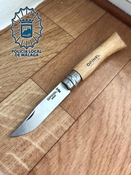 Navaja intervenida en una operación policial