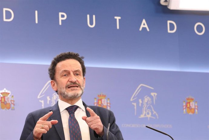 El portavoz adjunto de Ciudadanos, Edmundo Bal, en una rueda de prensa