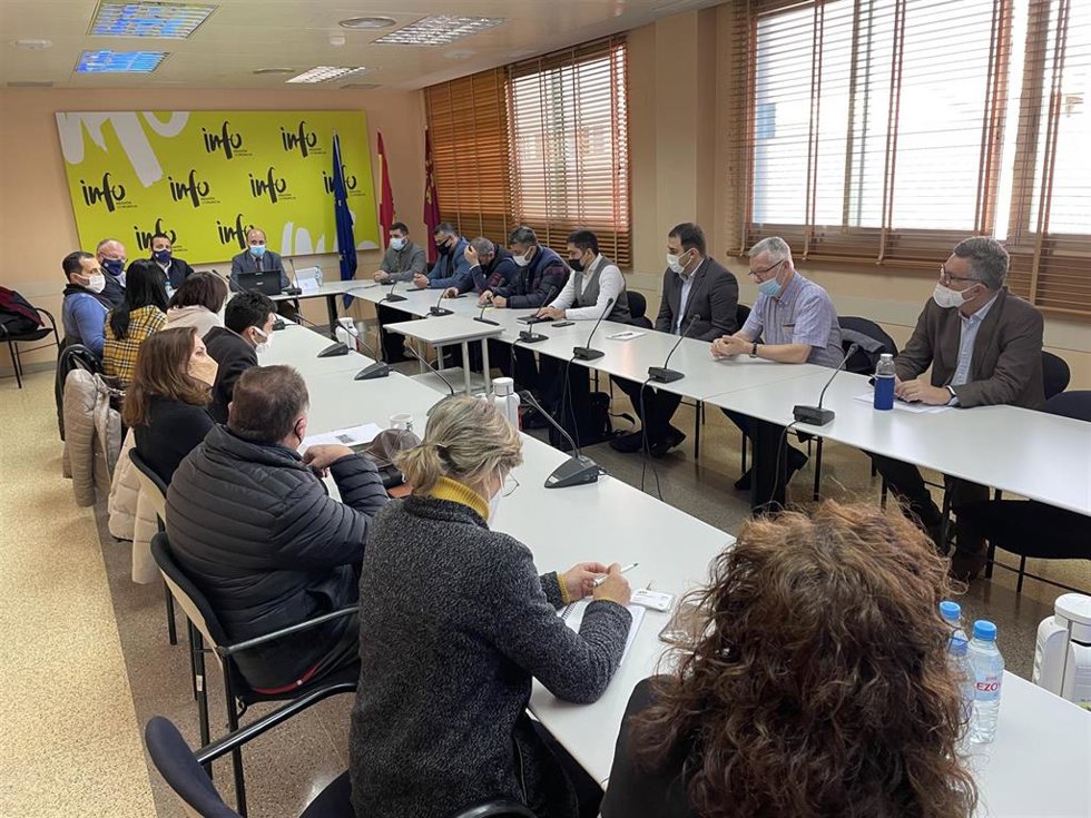 La delegación de Azerbayán visitó el INFO y se entrevistó con su director, Joaquín Gómez