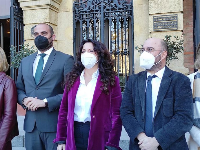 La consejera de Igualdad, Políticas Sociales y Conciliación de la Junta de Andalucía, Rocío Ruiz, en un acto en Córdoba.