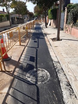 Obras realizadas por Endesa en Parets del Valls (Barcelona)