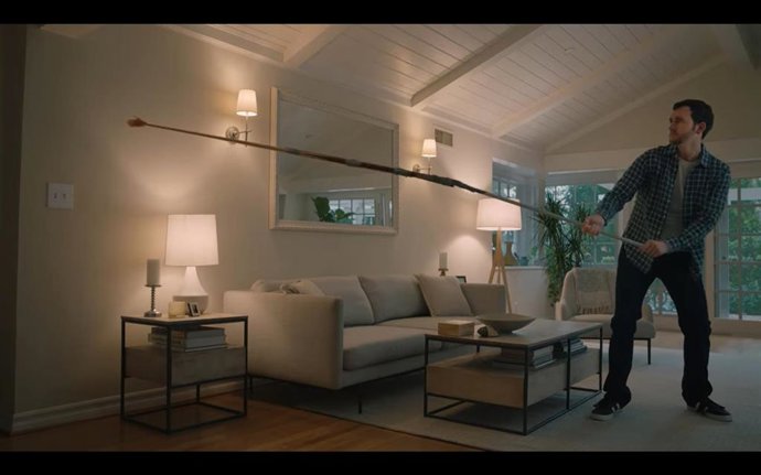 Momento del anuncio de Wallbox durante la Super Bowl.