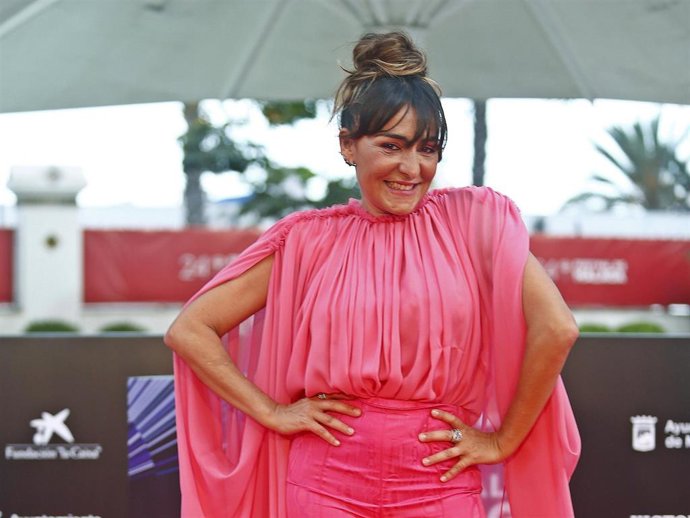 Candela Peña durante la premier de 'Con quien viajas' en el Festival de cine de Málaga celebrado en el hotel Miramar, a 4 de junio de 2021, en Málaga, España.