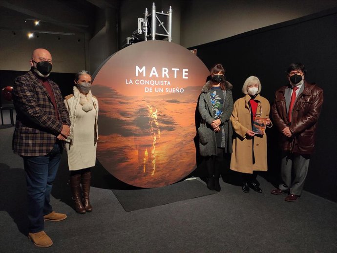 Presentación de la muestra 'Marte. La conquista de un sueño'.