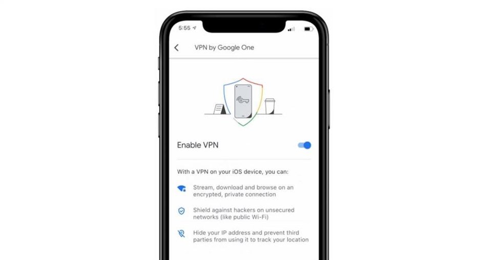 VPN de Google One llega a iOS
