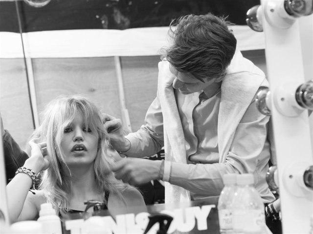 Archivo - Georgia May Jagger is seen backstage prior to the Ashley Williams show on day 5 of London Fashion Week Autumn Winter 2016 at BFC Showspace on February 23, 2016 in London.