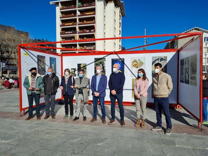 Inauguración de la muestra itinerante 'Carteles para un Camino, 100 años', en Jaca