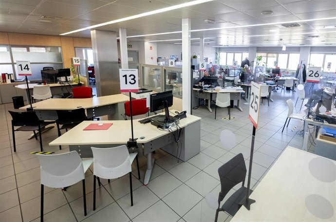 Vista general de una Oficina de Empleo 