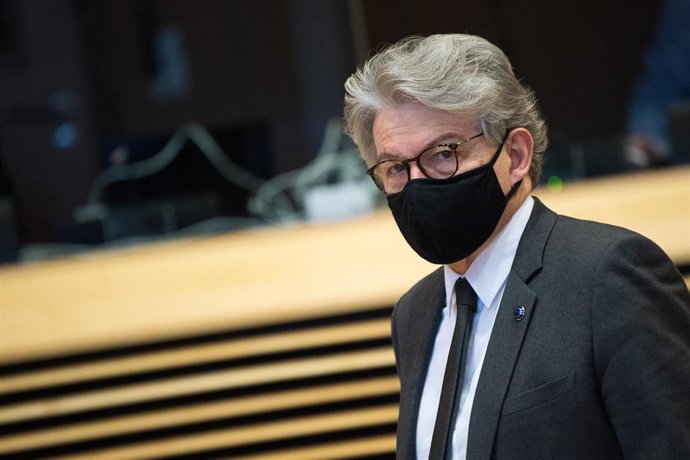 Archivo - El comisario de Mercado Interior, Thierry Breton