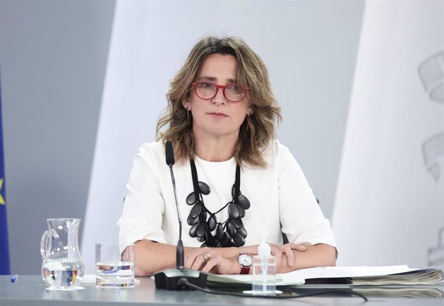 Archivo - La vicepresidenta y ministra para la Transición Ecológica y el Reto Demográfico, Teresa Ribera