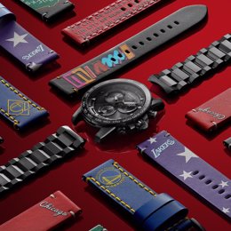 Tissot celebra el 75 aniversario de la NBA con nuevas correas para su reloj SuperSport.