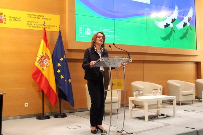 La vicepresidenta Tercera del Gobierno y Ministra para la Transición Ecológica y el Reto Demográfic, Teresa Ribera, pone en marcha el Plan Estratégico de Humedales.