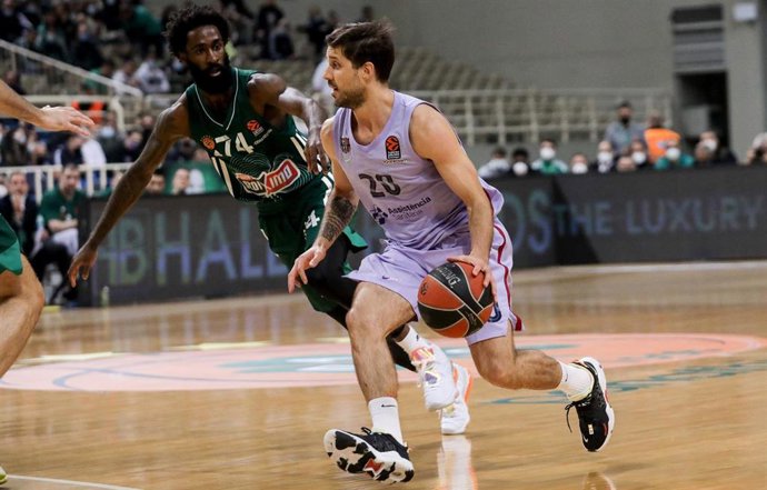 Archivo - Nicolás Laprovittola en el Panathinaikos-Bara