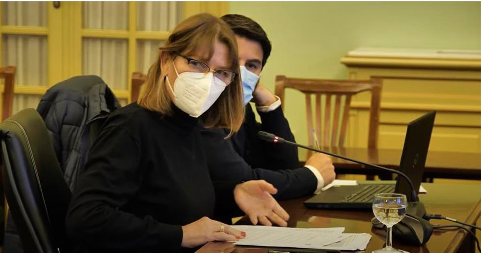 Los diputados del PP durante la Comisión de Medio Ambiente y Ordenación Territorial.