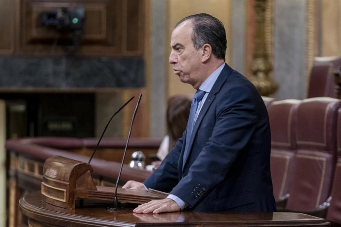 Archivo - El diputado del Grupo Mixto, Carlos García Adanero.