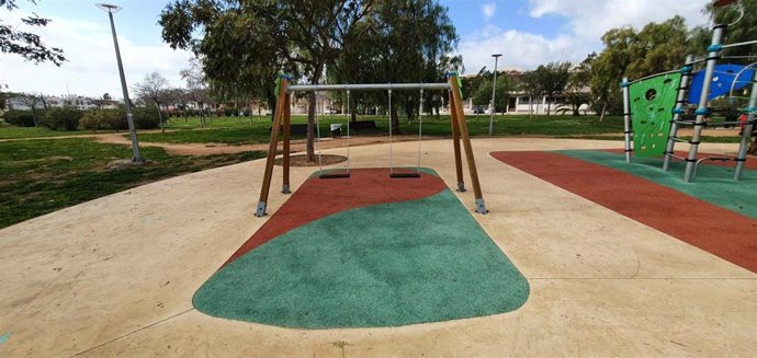 Juegos infantiles de la calle Segadors de Son Ferriol.