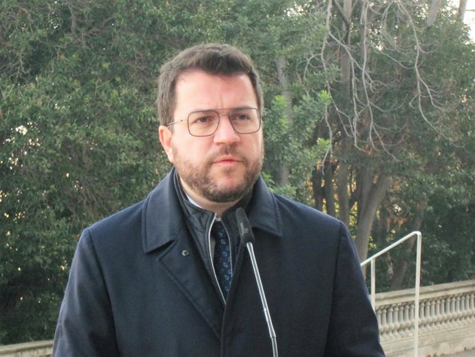 El presidente de la Generalitat Pere Aragons