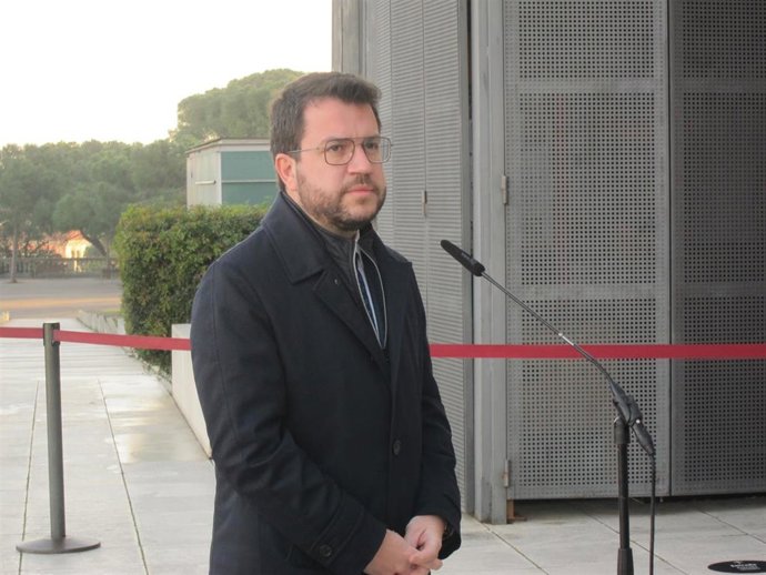 El presidente de la Generalitat Pere Aragons