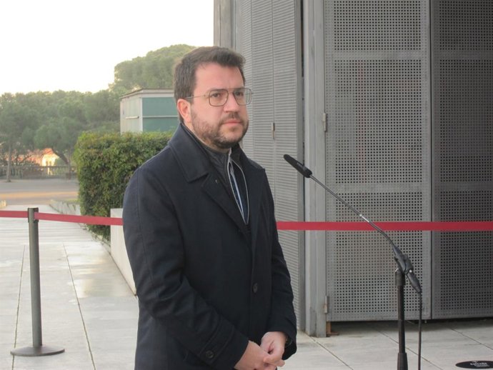 El president de la Generalitat, Pere Aragons