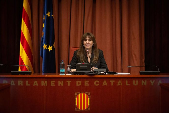 Arxiu - La presidenta del Parlament, Laura Borrs