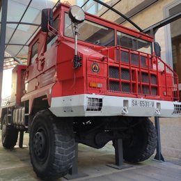 Camión Pegaso 3046 que formó parte del servicio de bomberos de Salamanca.
