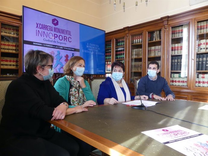 Presentación de la décima edición de la 'Carrera Monumental Ciudad de Segovia.