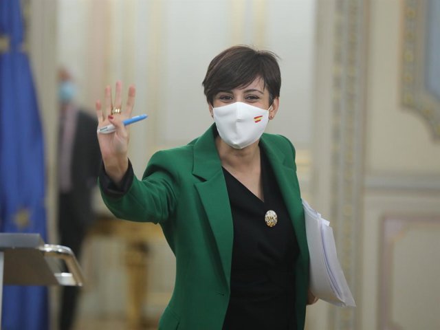 Archivo - Arxiu - La ministra de Política Territorial i portaveu del govern central, Isabel Rodríguez