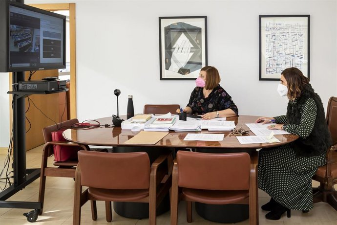 La consejera de Presidencia, Interior, Justicia y Acción Exterior, Paula Fernández, interviene en la Comisión NAT del Comité de las Regiones de Europa