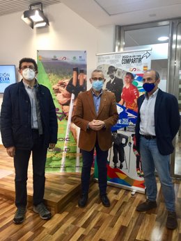 Presentación del primer Congreso Internacional de Marcha Nórdica en Santa Ana la Real