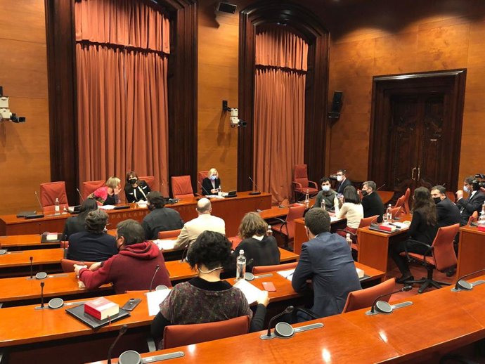 Reunió de la junta de portaveus del Parlament