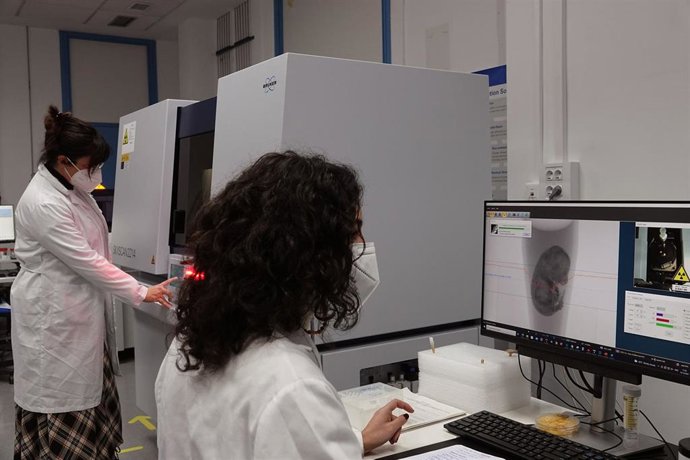 Archivo - Investigadores de la UMA trabajan para producir un nuevo cemento menos contaminante