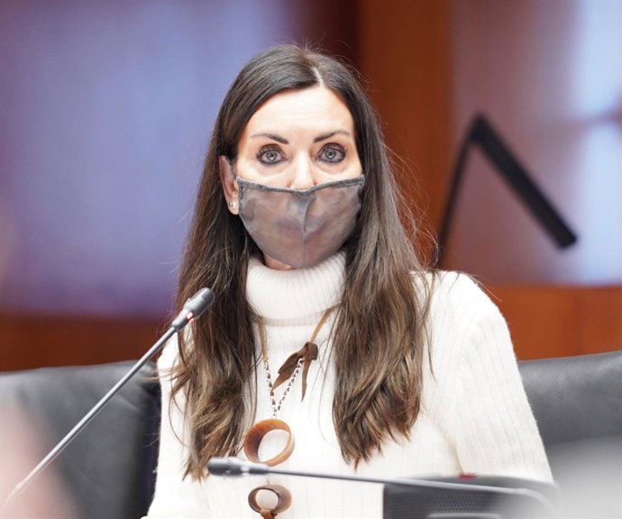 La diputada de VOX en las Cortes de Aragón, Marta Fernández.