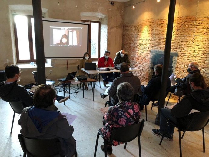 Reunión en Mogarraz (Salamanca) sobre el plan para la Sierra de Francia.