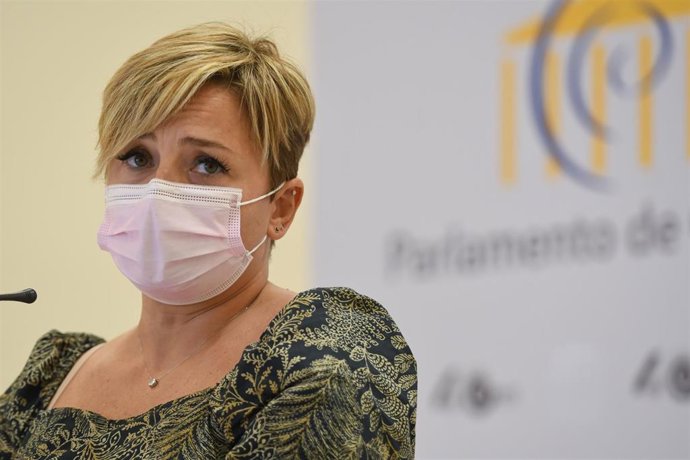 Archivo - La portavoz del Grupo Parlamentario Socialista, Nayra Alemán