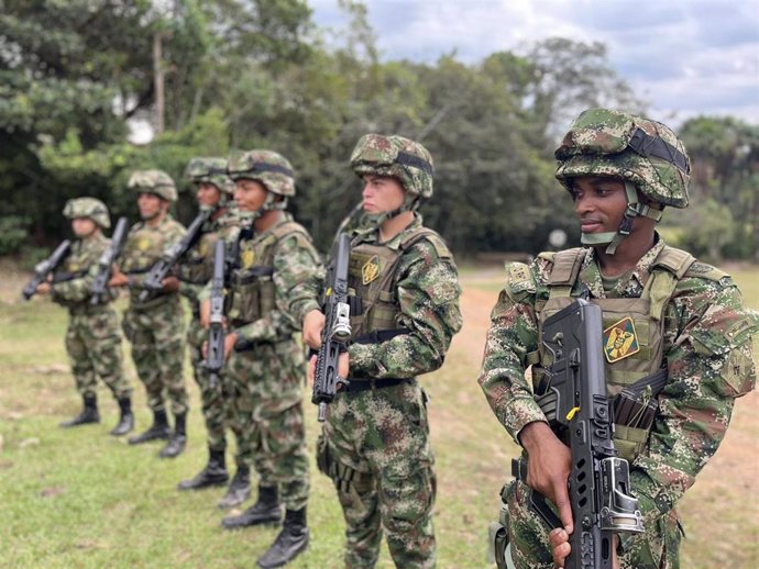 Archivo - Militares del Ejército de Colombia.