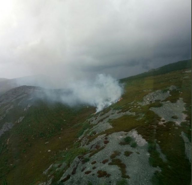 Archivo - Imagen de archivo de un incendio en Castilla y León.