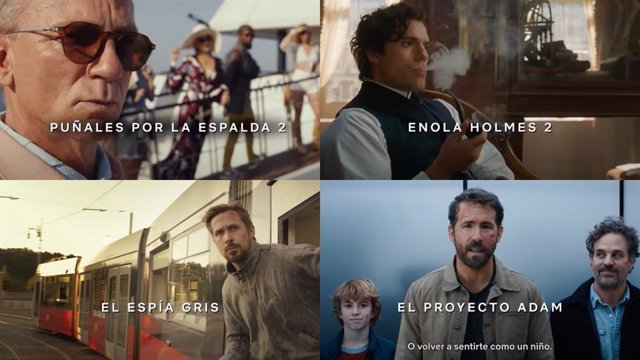 Puñales por espalda 2, The Gray Man, Enola Holmes 2 y The Adam Project, en el tráiler de los estrenos de Netflix de 2022