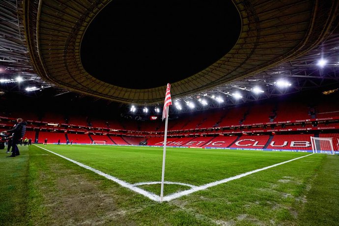 Archivo - San Mames stadium before the Spanish league, La Liga Santander, football match played between Athletic Club and Real Madrid CF at San Mames stadium on December 22, 2021 in Bilbao, Spain.