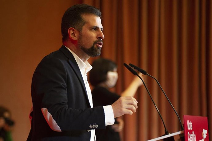 El secretario general del PSOECyL y candidato a la Presidencia de la Junta, Luis Tudanca.