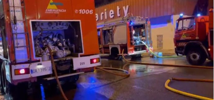 Incendio en Puertollano.