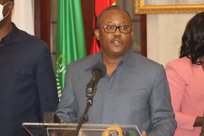 El presidente de Guinea Bissau, Umaro Sissoco Embaló.