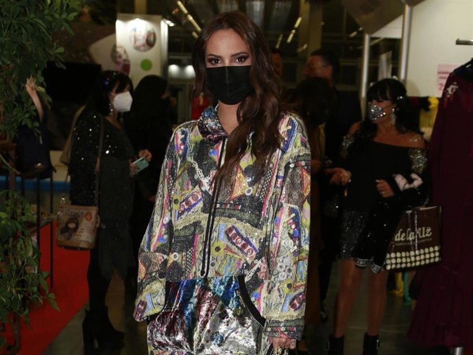 Gloria Camila, tras el desfile de Aurora Gaviño en Sevilla