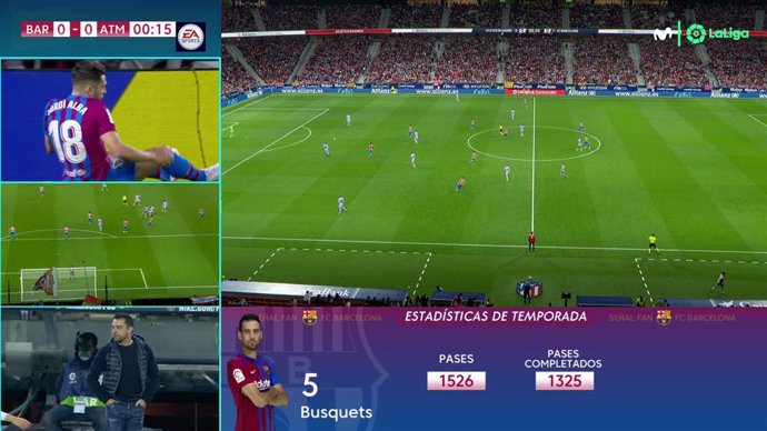 El FC Barcelona-Atlético de Madrid se podrá ver a través de la señal Fan Multicámara.