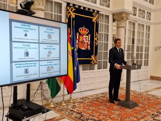 El delegado del Gobierno de España en Andalucía, Pedro Fernández