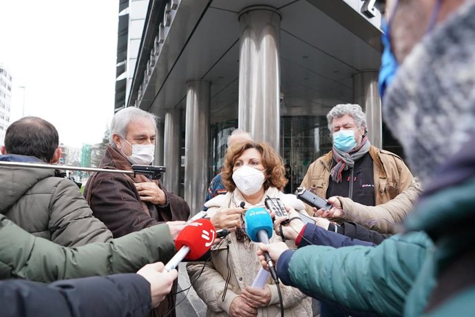 La coordinadora autonómica de Podemos Euskadi y diputada de Unidas Podemos en el Congreso por Gipuzkoa, Pilar Garrido.