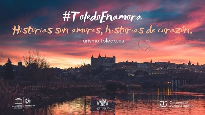 Cartel de la campaña #Toledoenamora2022.